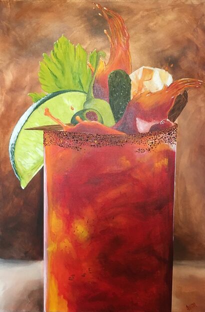 Cheers! All Hail Caesar! - A Paint Artwork by Anitta Hamming