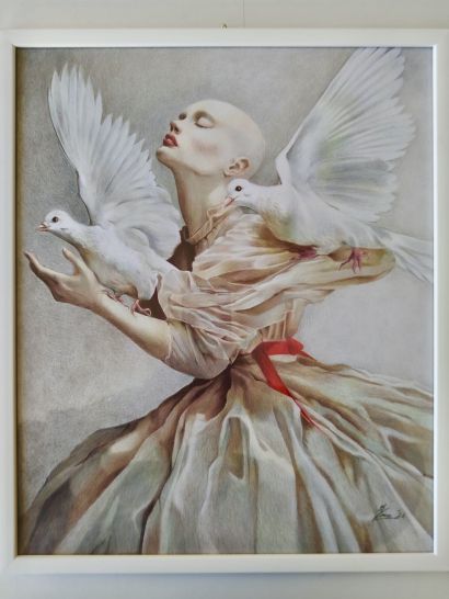 Ascesa Alata  - a Paintings Artwork by Giorgio Fuso