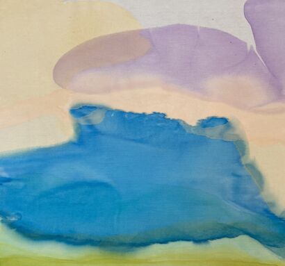 Of Earth and Sky #2 - a Paint Artowrk by monica levy
