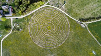 Labyrinth - a Land Art Artowrk by Indrek Nõgu