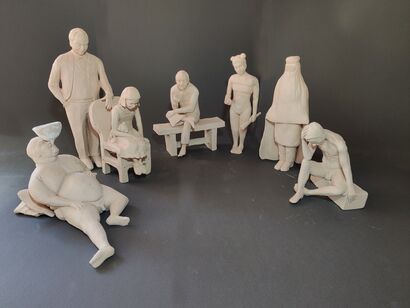 Riti impartiti - Riti invertiti - a Sculpture & Installation Artowrk by Elisa Nave