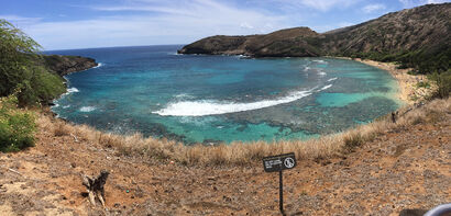 The collision of land and ocean. - a Photographic Art Artowrk by Joseph Cannizzaro