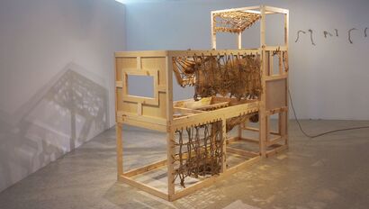 A PRIMITIVE TRIBE IN THE MODERN WORLD  - a Sculpture & Installation Artowrk by JOY