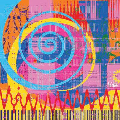 Sounds - a Digital Art Artowrk by Aida Ramezani