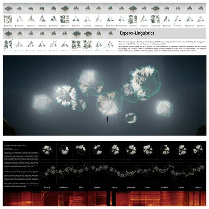 Espero-Linguistics - a Digital Art Artowrk by Folds(Zhao Zichun, Liu Puyang, Jin Xinyi, Qi Yiting, Wang Huilin, Maiqi Li, Yitong Chen, Hao Feng, Zhenxin Sun)
