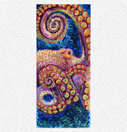 Octopus - a Paint Artowrk by Elena Belous