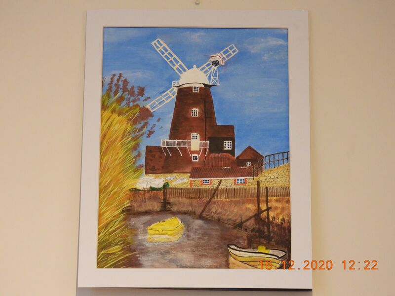Windmill - a Paint by Eric Cannell