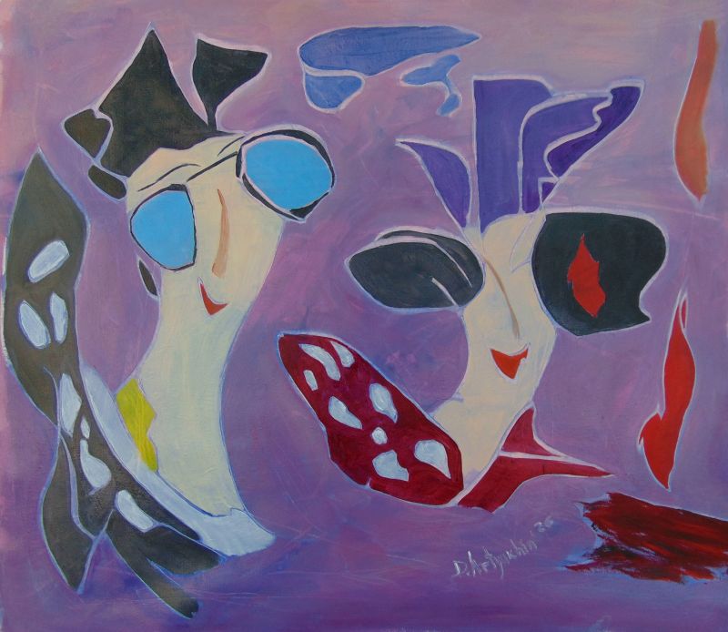 Rich and poor - a Paintings by Dmitry Artyukhin