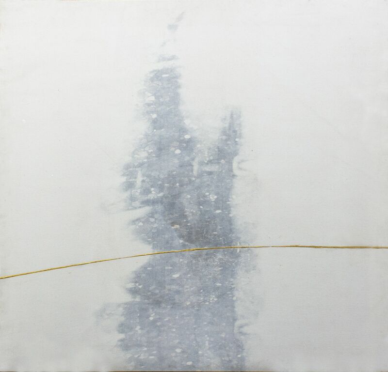 golden line #03 - a Paintings by Mahomud Saleh Mohammadi