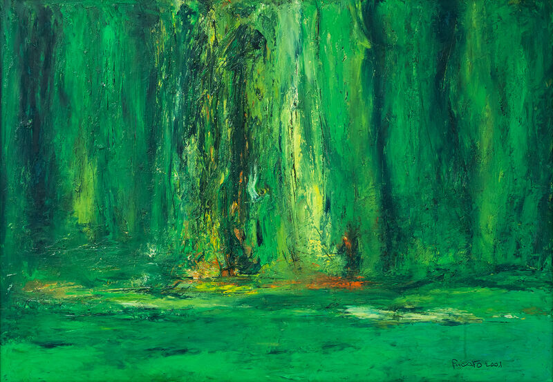 Bosco di Olot - a Paintings by Cristiano  Plicato 