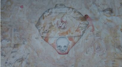 Death and birth - a Paint Artowrk by Daniela Struna