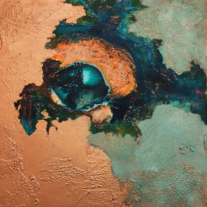 Dragon eye - a Paint Artowrk by Sabrina Galijas-Reginali 