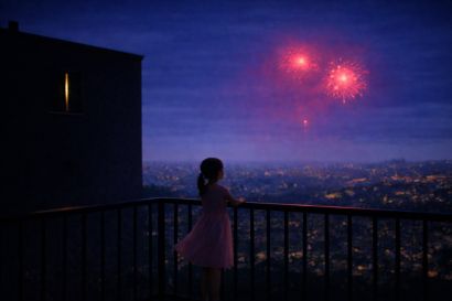 Watching the Sky - a Digital Art Artwork by Alexandra 0xAlexeeva