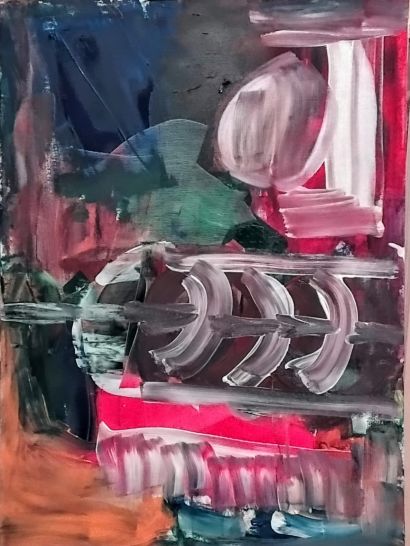 Psionic painting  - a Paintings Artwork by Riccardo  Aleandri 