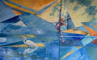 “El cuerpo ala” / “the wing body” - a Paint Artowrk by Daniel  Otero 