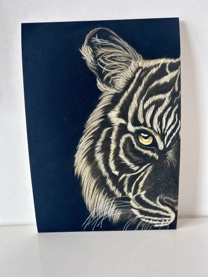 Tiger - a Paintings Artwork by Jeeni