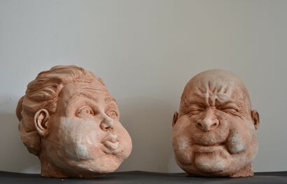 La coppia che scoppia - a Sculpture & Installation Artowrk by riccardo adreani