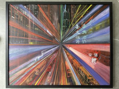 City of light  - a Paint Artowrk by Sheryl Lin