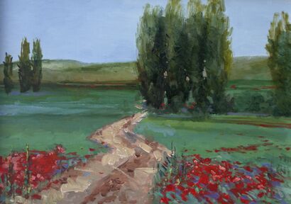 “ In summer ” - a Paint Artowrk by Konul Kazimova