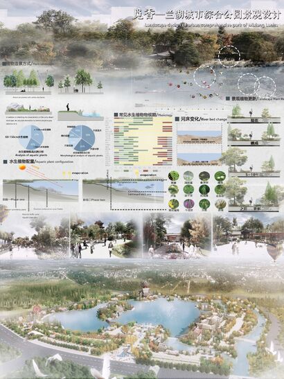 Finding Fragrances——Landscape Planning and Design of Lanhu Urban Comprehensive Park - a Land Art Artowrk by Zijing Zou 
