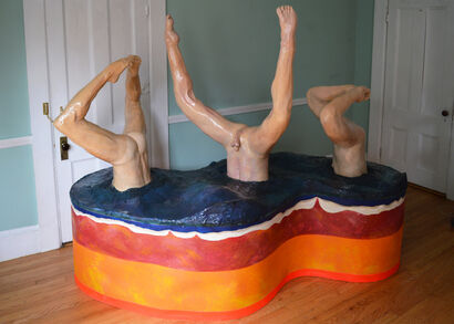 Buoyant in the Ecoanxiety. - a Sculpture & Installation Artowrk by Brian Smith