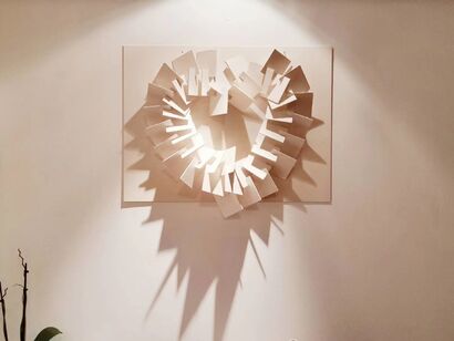 Il Cuore di carta - a Sculpture & Installation Artowrk by Shengyu Chen