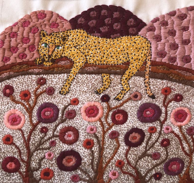 GUEPARDO II - a Paintings by Stephanie Brucks - STICKART