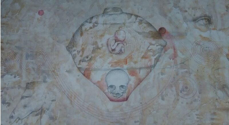 Death and birth - a Paint by Daniela Struna