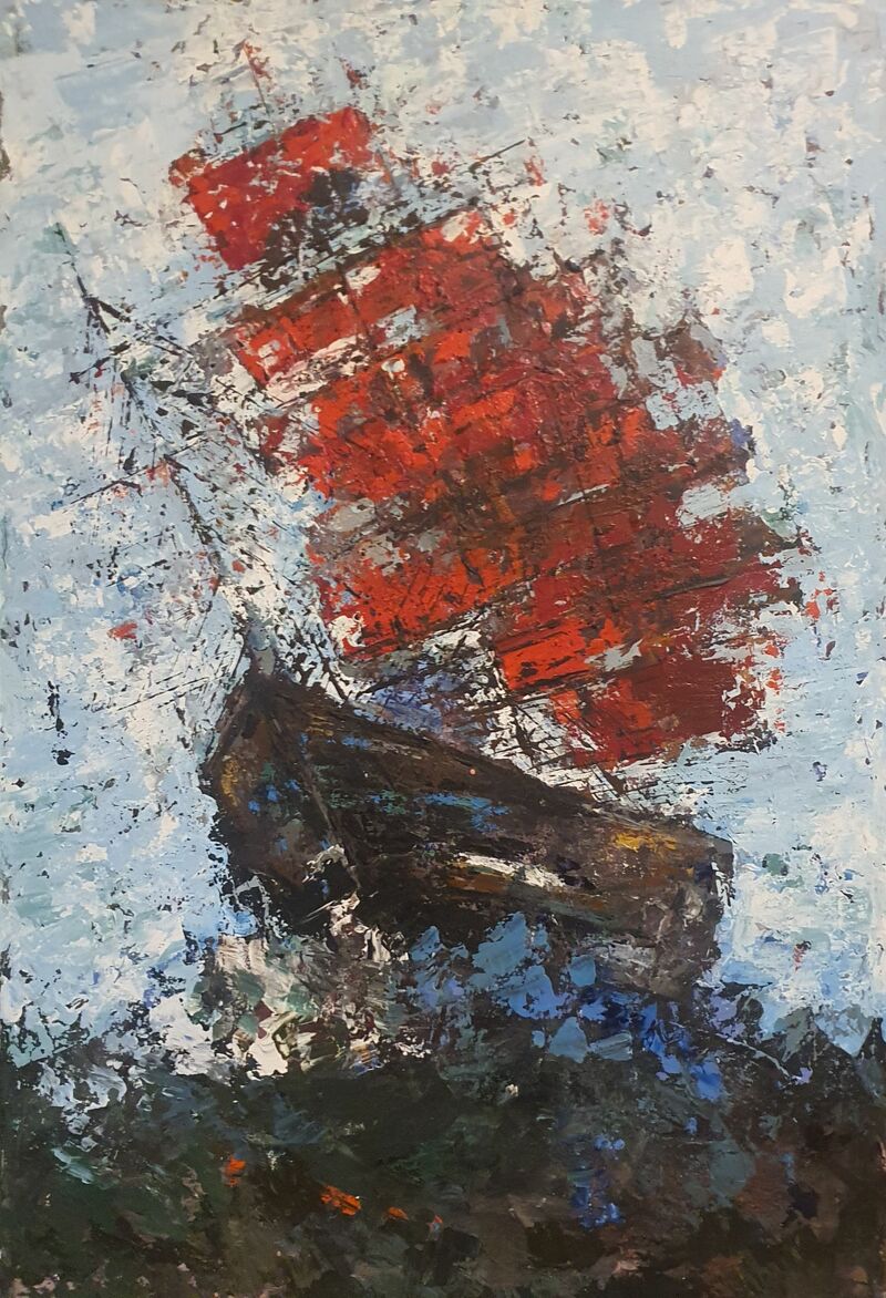 Ship  - a Paint by Dina radwan