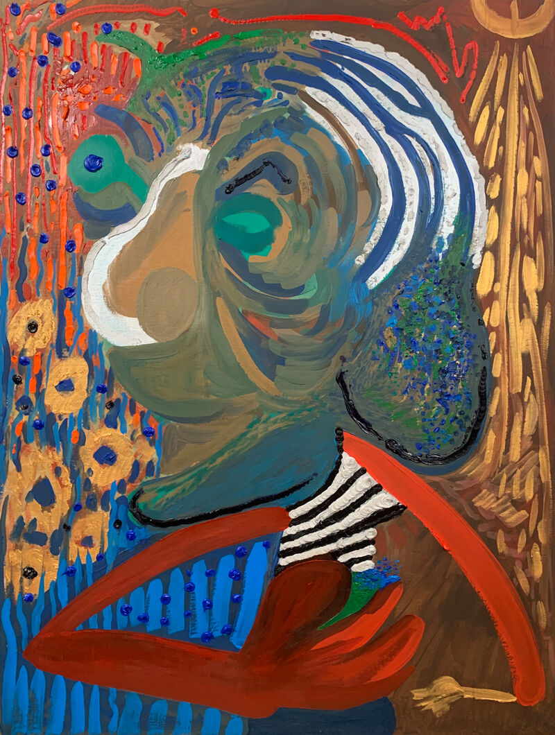 Golden Shower Inspiring Picasso To Steal Van Gogh - a Paint by Facundo Tosso Tessari