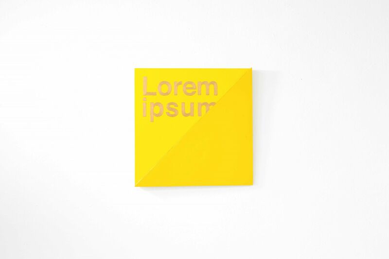 Lorem Ipsum - a Sculpture & Installation by Simone Miccichè