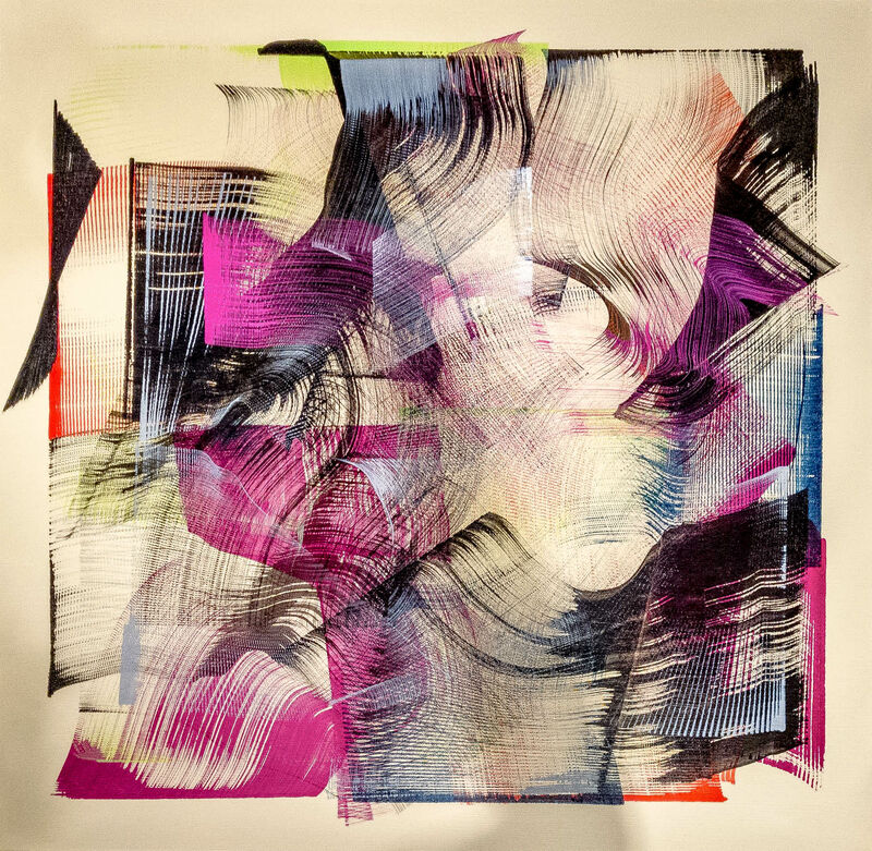 Sine Waves - a Paintings by Denis Yashin