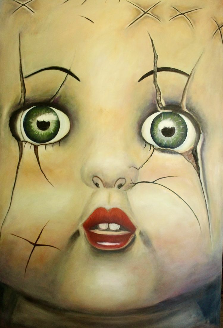 Doll - a Paint by Olivia Moelo