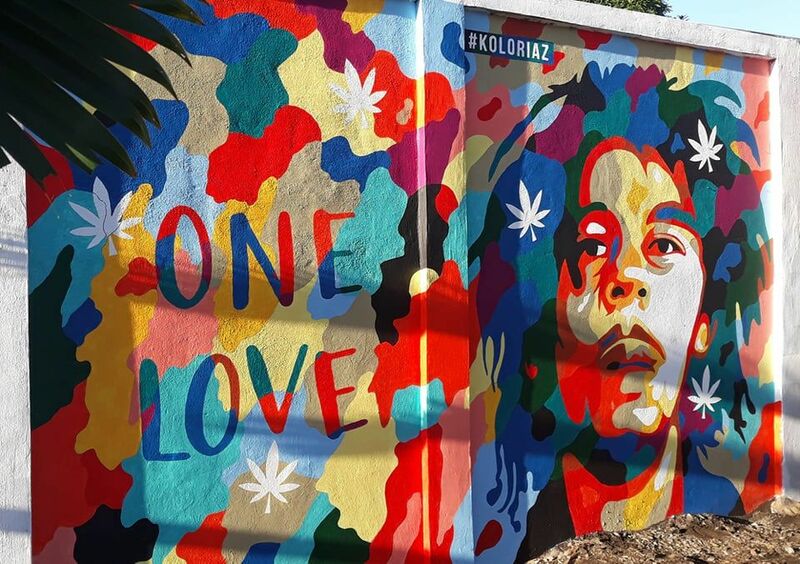 One love - a Urban Art by Nitish  Chendrapaty-Appadoo 