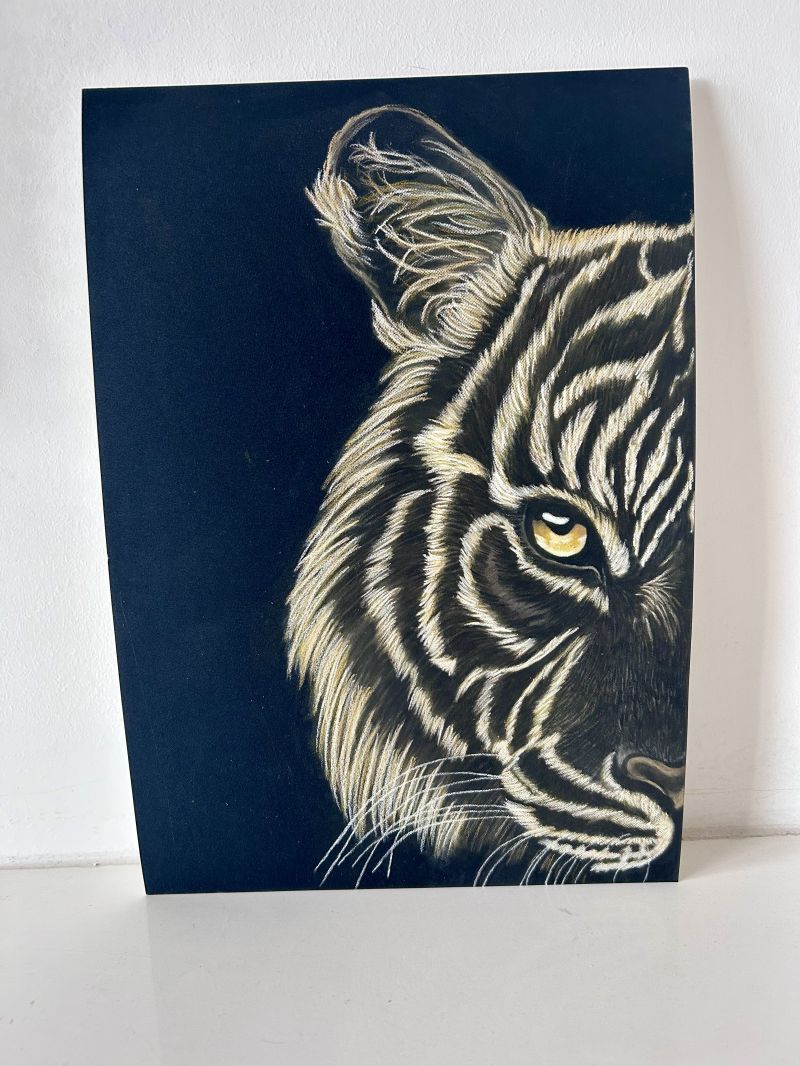 Tiger - a Paintings by Jeeni
