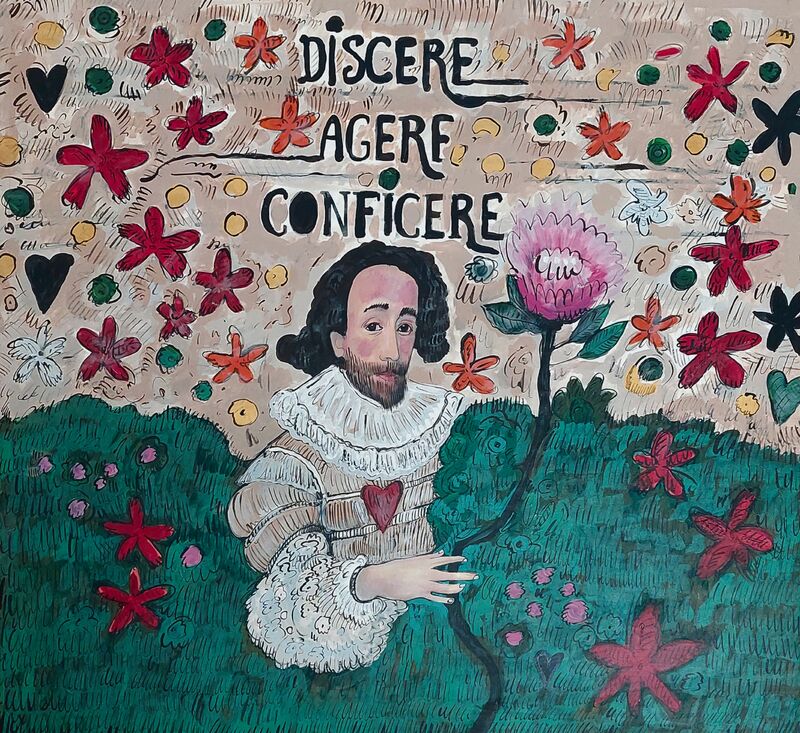 Discere, Agere, Conficere - a Paint by FIORENTINA GIANNOTTA