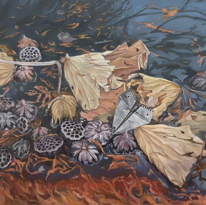 Plane of Hope - a Paintings Artwork by Guzel Min