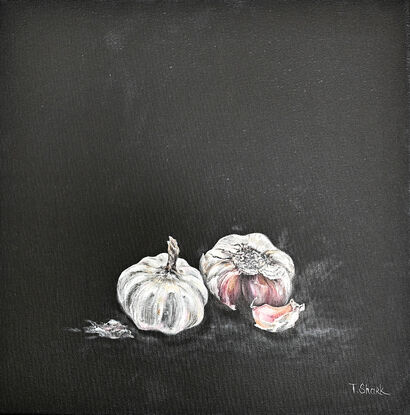 Garlic - a Paint Artowrk by Tanya Shark