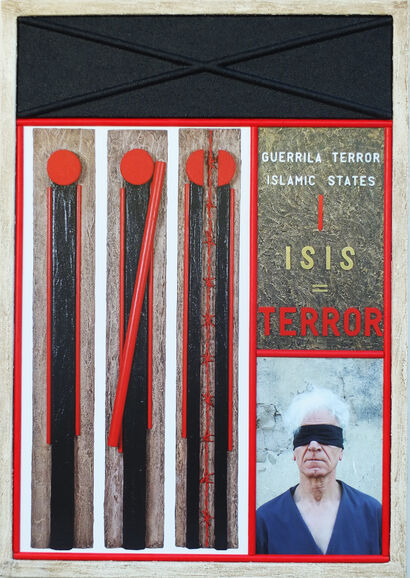  TERRORISMO-  ISIS - - A Paint Artwork by GIORGIO CASARIN