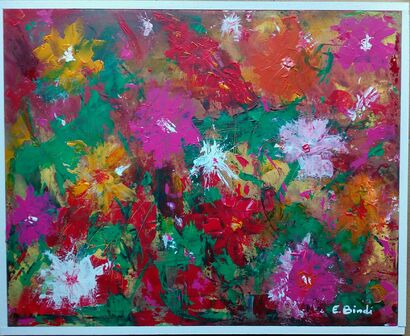 flowers od spring - a Paint Artowrk by Elena Bindi