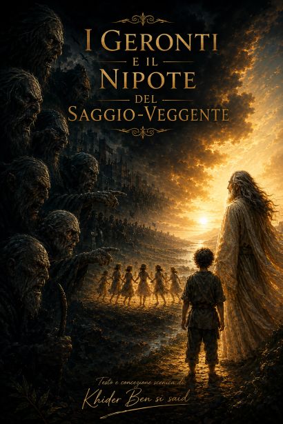 I Geronti e Il Nipote del Saggio-Veggente (presentazione breve dell'opera e alcuni detagli del progetto) by Ben si said Khider