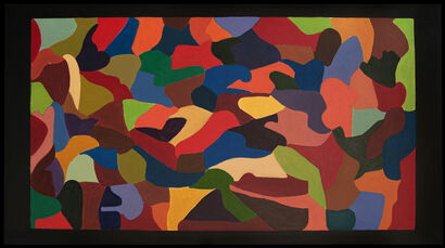Equilibri ritmici di forme e colori - A Paint Artwork by Massimo Schwarz