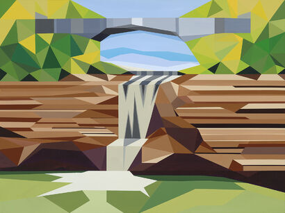 Forgotten Space - a Paint Artowrk by Charlotte Harron