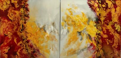 Atman agni - a Paint Artowrk by Tiziana  Chelo