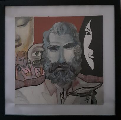 ZEUS  - a Paint Artowrk by Lauretta Negri