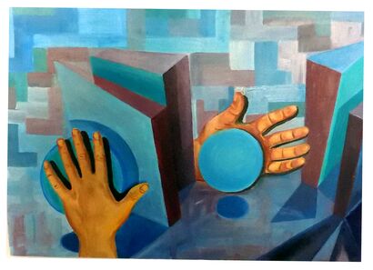 Dimensioni parallele  - A Paint Artwork by ALIN MARIUS BUZATU