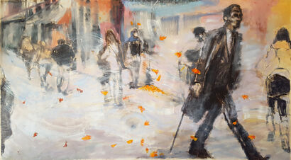 Dead Man Walking - a Paint Artowrk by Dania Latar