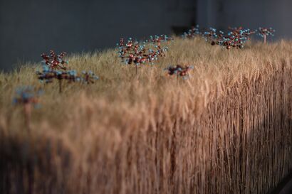 Mutant Wheat - A Sculpture & Installation Artwork by Gente