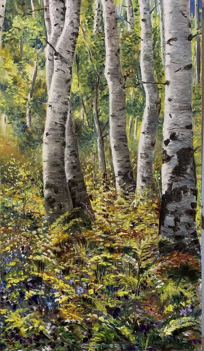 Foresta nordica  - A Paint Artwork by Gianfranco Combi