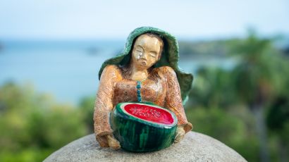 Madonna of the watermelon  by Vittoria van Keeken